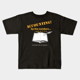 Accounting - By the Numbers Kids T-Shirt